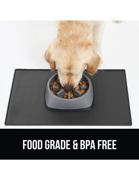 Tapete para Alimentación de Mascotas Gorilla Grip 58x38 cm