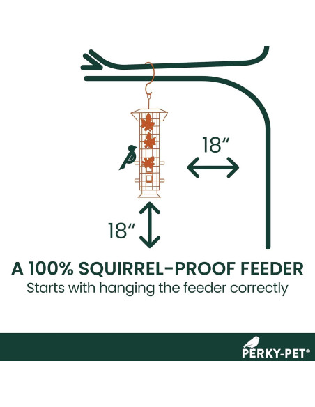 Comedero para Aves Perky-Pet 336 A Prueba de Ardillas 0,91kg
