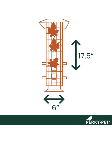 Comedero para Aves Perky-Pet 336 A Prueba de Ardillas 0,91kg