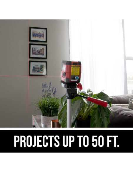 Nivel láser cruzado SKIL LL932301 15m con abrazadera y USB