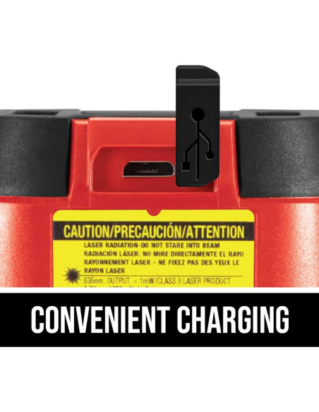 Nivel láser cruzado SKIL LL932301 15m con abrazadera y USB