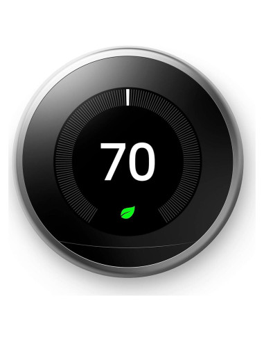 Termostato Inteligente Google Nest - 3ra Generación - Acero Inoxidable
