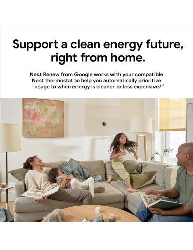 Termostato Inteligente Google Nest - 3ra Generación - Acero Inoxidable