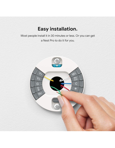 Termostato Inteligente Google Nest - 3ra Generación - Acero Inoxidable