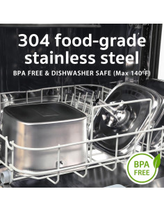 Fuente de Agua Automática Veken 2.8L Acero Inoxidable Plata 2