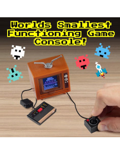 Consola Mini Tiny Arcade Atari 2600 con 10 Juegos Clásicos 2