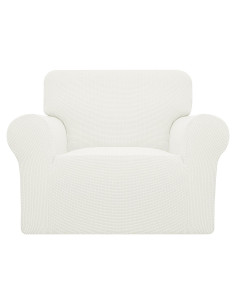 Funda de Silla Easy-Going Crema Sobredimensionada Elástica