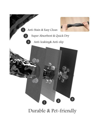 Alfombrilla Absorbente para Mascotas PADOOR 30x48 cm