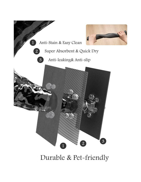 Alfombrilla Absorbente para Mascotas PADOOR 30x48 cm