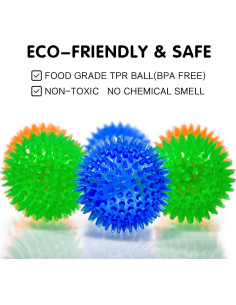 Pelotas Squeaky Sharlovy para Perros Pequeños - 6 Piezas 2