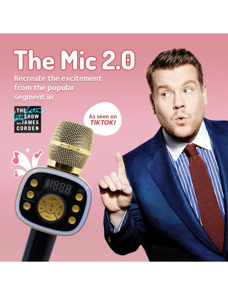 Micrófono Karaoke en Auto Singing Machine CPK565GD Bluetooth