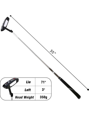 Putter de Golf PGM Hoja 35" para Hombres y Mujeres