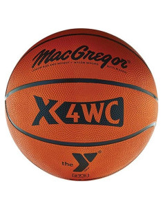 Balón de Baloncesto MacGregor Junior 27.5 cm Goma Naranja