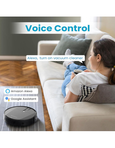 Aspiradora Robot ROPVACNIC A1 3000Pa Control APP y Voz