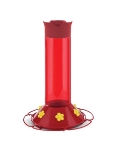 Alimentador de Colibríes Perky-Pet 30 oz Rojo con Estanque de Hormigas
