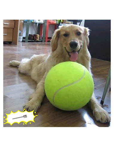 Pelota de Tenis Gigante Banfeng para Perros 24 cm Amarillo