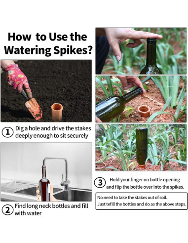 Dispositivos de Riego Automático Wentongf 20 Paquetes 18 cm