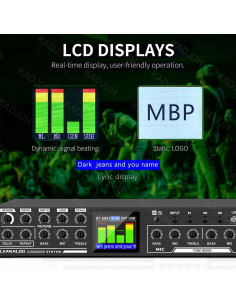 Procesador de Audio Digital LX9 KTV 5 Entradas USB Bluetooth 2