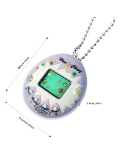 Juego de Llaveros Electrónicos Coosalola - 4 Piezas Mascotas Digitales 2