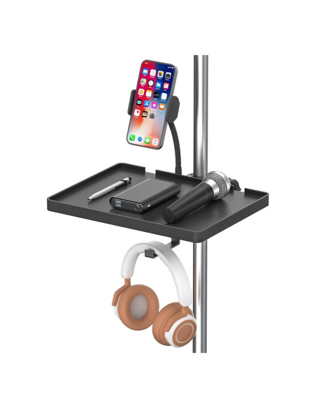 Bandeja Soporte Micrófono Chunxiao Ajustable con Soporte Teléfono