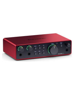 Focusrite Scarlett 2i2 4ta Gen Interfaz de Audio USB