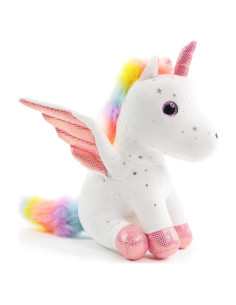 Unicornio de Peluche Sew Butiful 20 cm Blanco para Niñas