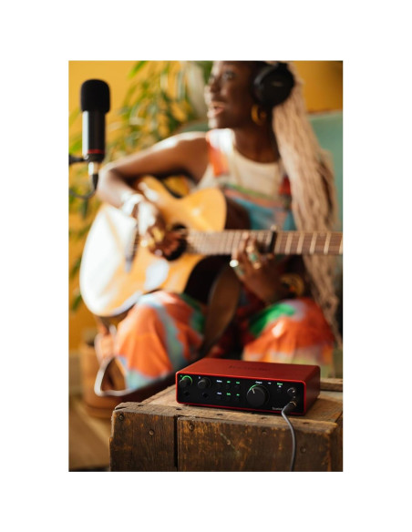 Focusrite Scarlett 2i2 4ta Gen Interfaz de Audio USB