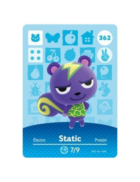 Tarjeta Amiibo Nintendo Animal Crossing Serie 4 - 362