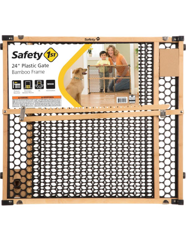Puerta para Bebés Safety 1st de Bambú Ajustable 71-107 cm