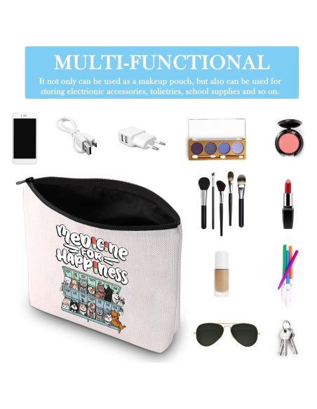 Bolsa Organizadora de Cosméticos GJTIM Gato 23x18 cm