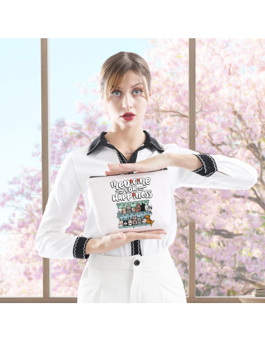 Bolsa Organizadora de Cosméticos GJTIM Gato 23x18 cm