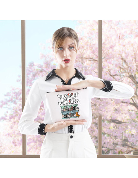 Bolsa Organizadora de Cosméticos GJTIM Gato 23x18 cm