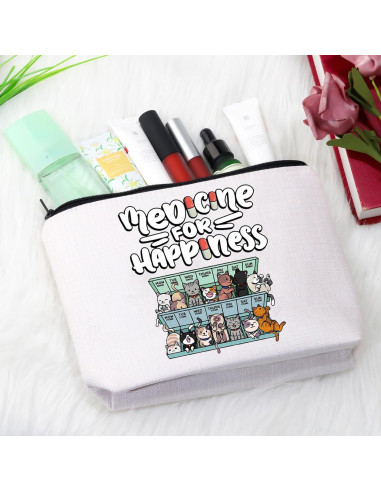 Bolsa Organizadora de Cosméticos GJTIM Gato 23x18 cm