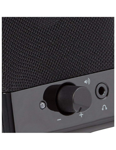 Altavoces USB Amazon Basics para computadora, negro