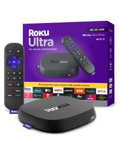 Roku Ultra 2024 - Reproductor Streaming 4K con Dolby Atmos