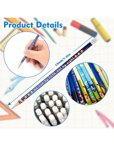 200 Lápices Cristianos Kolewo4ever con Versículos Bíblicos