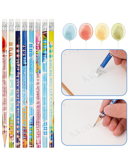 200 Lápices Cristianos Kolewo4ever con Versículos Bíblicos