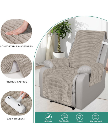 Funda Antideslizante para Sillón Recliner Foxdecor 58 cm