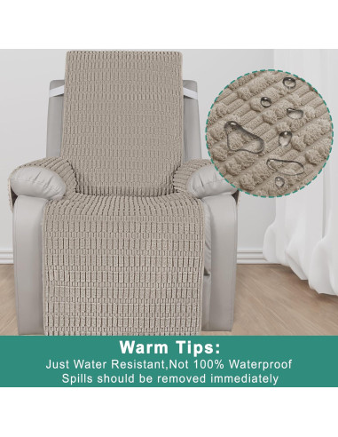 Funda Antideslizante para Sillón Recliner Foxdecor 58 cm