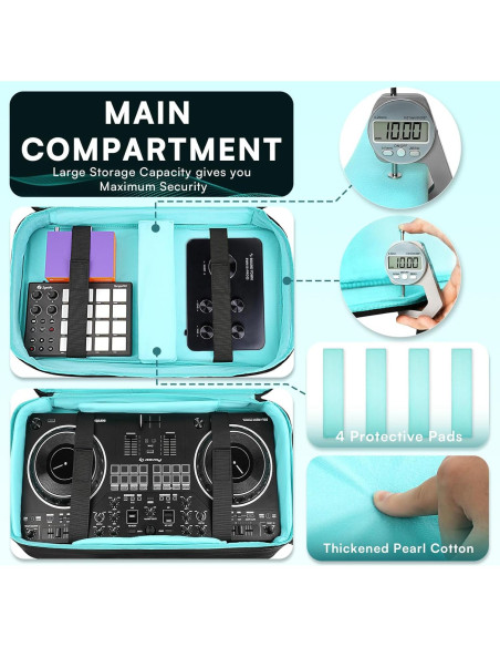 Bolsa DJ AUROTIER para DDJ-FLX4/200/400/REV1, 17.3"