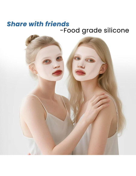 5 Piezas Máscara Facial de Silicona Reutilizable LIQWEI