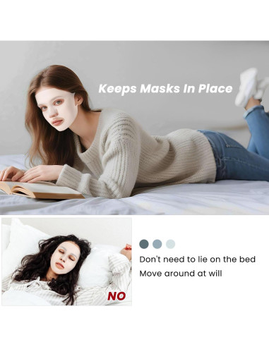 5 Piezas Máscara Facial de Silicona Reutilizable LIQWEI