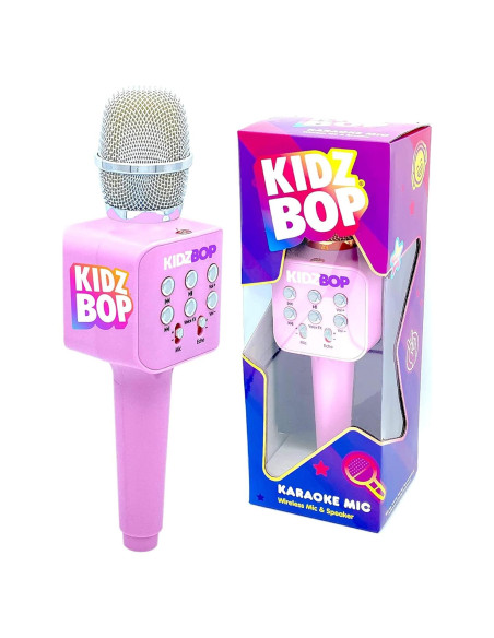 Micrófono Karaoke Move2Play Kidz Bop Rosa 6h Batería
