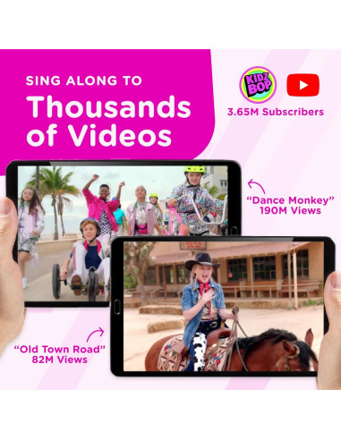 Micrófono Karaoke Move2Play Kidz Bop Rosa 6h Batería