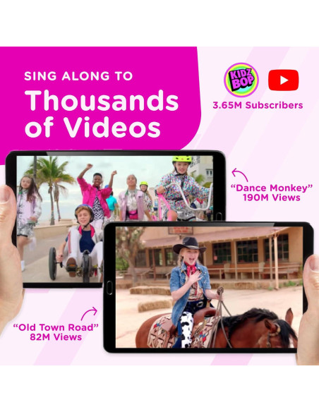 Micrófono Karaoke Move2Play Kidz Bop Rosa 6h Batería