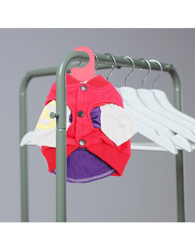 Perchas para Mascotas POPETPOP 40 pcs Plástico Rosa