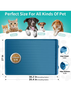 Alfombrilla para Perros Yessotech 100% Impermeable 100x68 cm 2