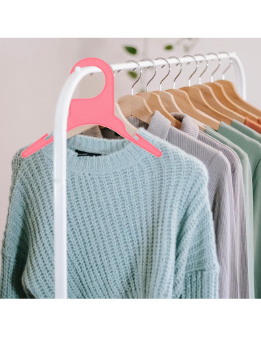 Perchas para Mascotas POPETPOP 40 pcs Plástico Rosa