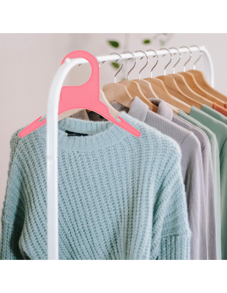 Perchas para Mascotas POPETPOP 40 pcs Plástico Rosa