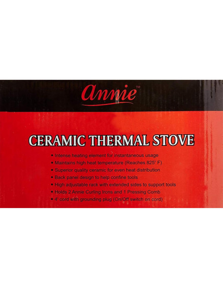 Estufa Térmica Cerámica Annie 19x13cm Soporte Herramientas